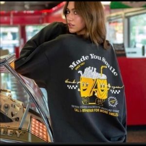 Mayfair Group Made You Smile Crewneck Sweatshirt Brand New